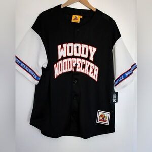 Vintage Universal Studios Woody Woodpecker Baseball Jersey